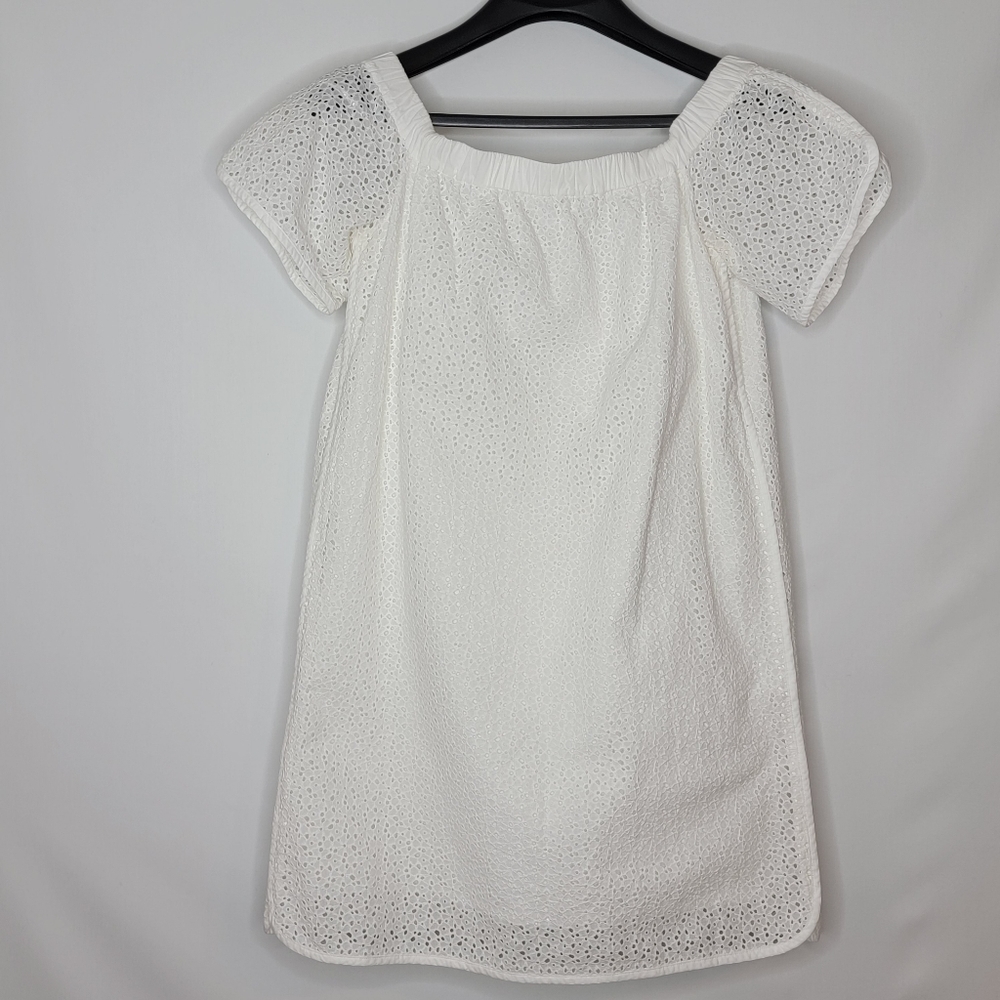 RAG & BONE Eyelet Lace Floral Off Shoulder Dress - Picture 4 of 12